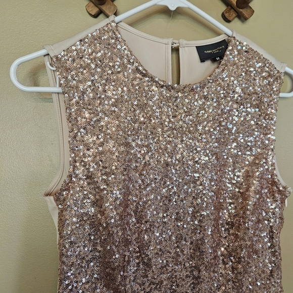 Artee Couture Nordstrom Gold Sequin Peplum Top Medium Life Of A Show Girl Swift - Picture 2 of 8
